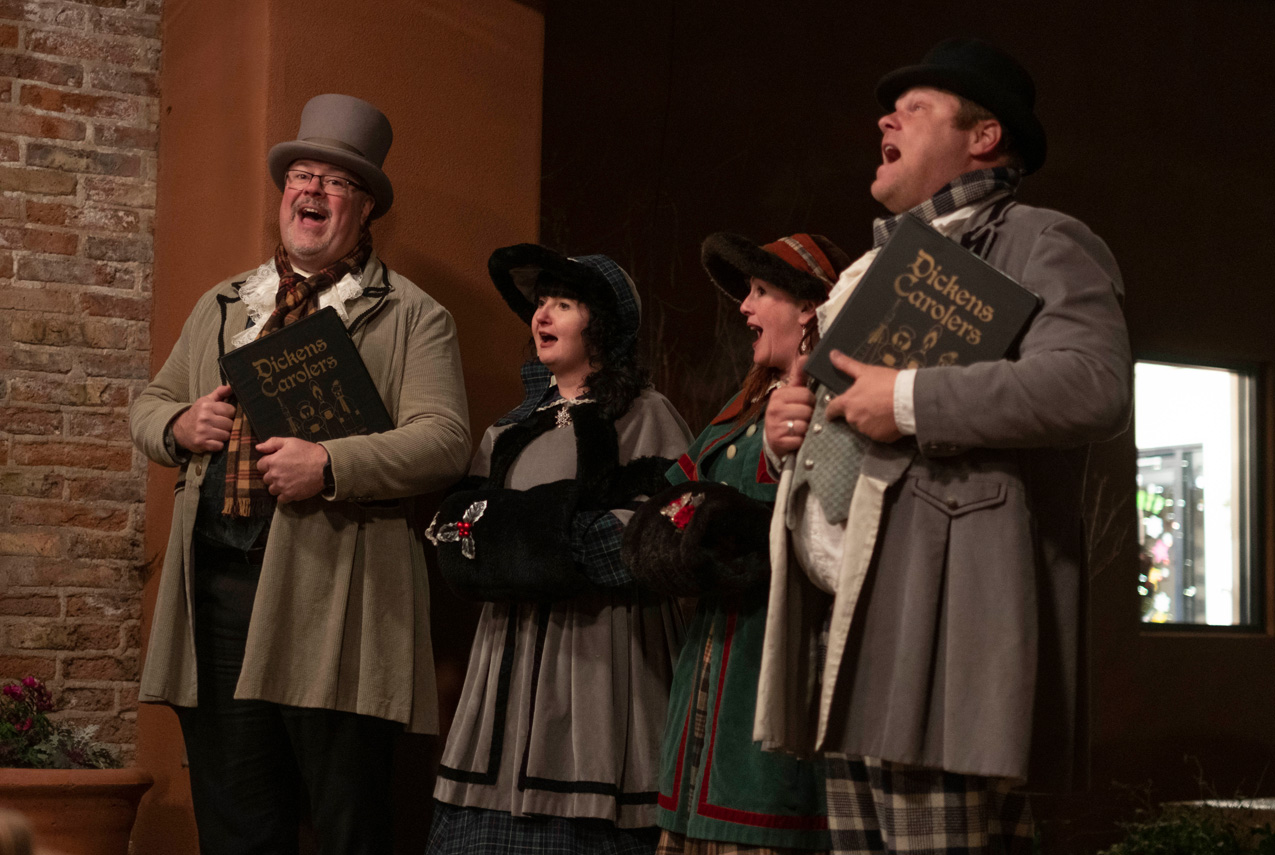 holiday carolers