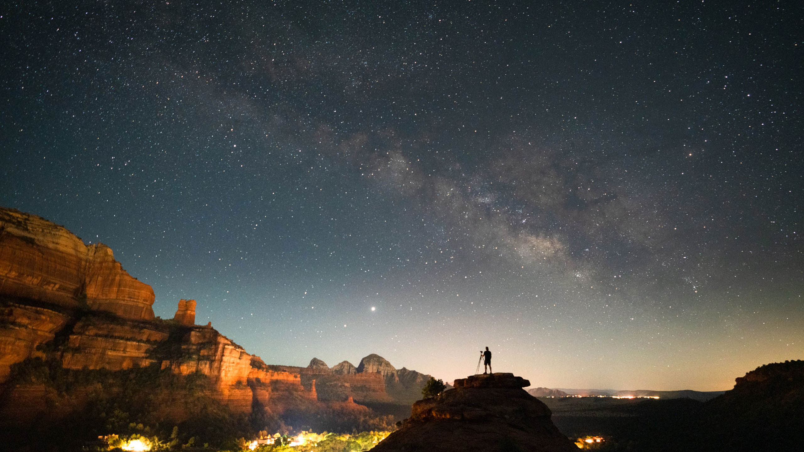 stargazing at enchantment resort